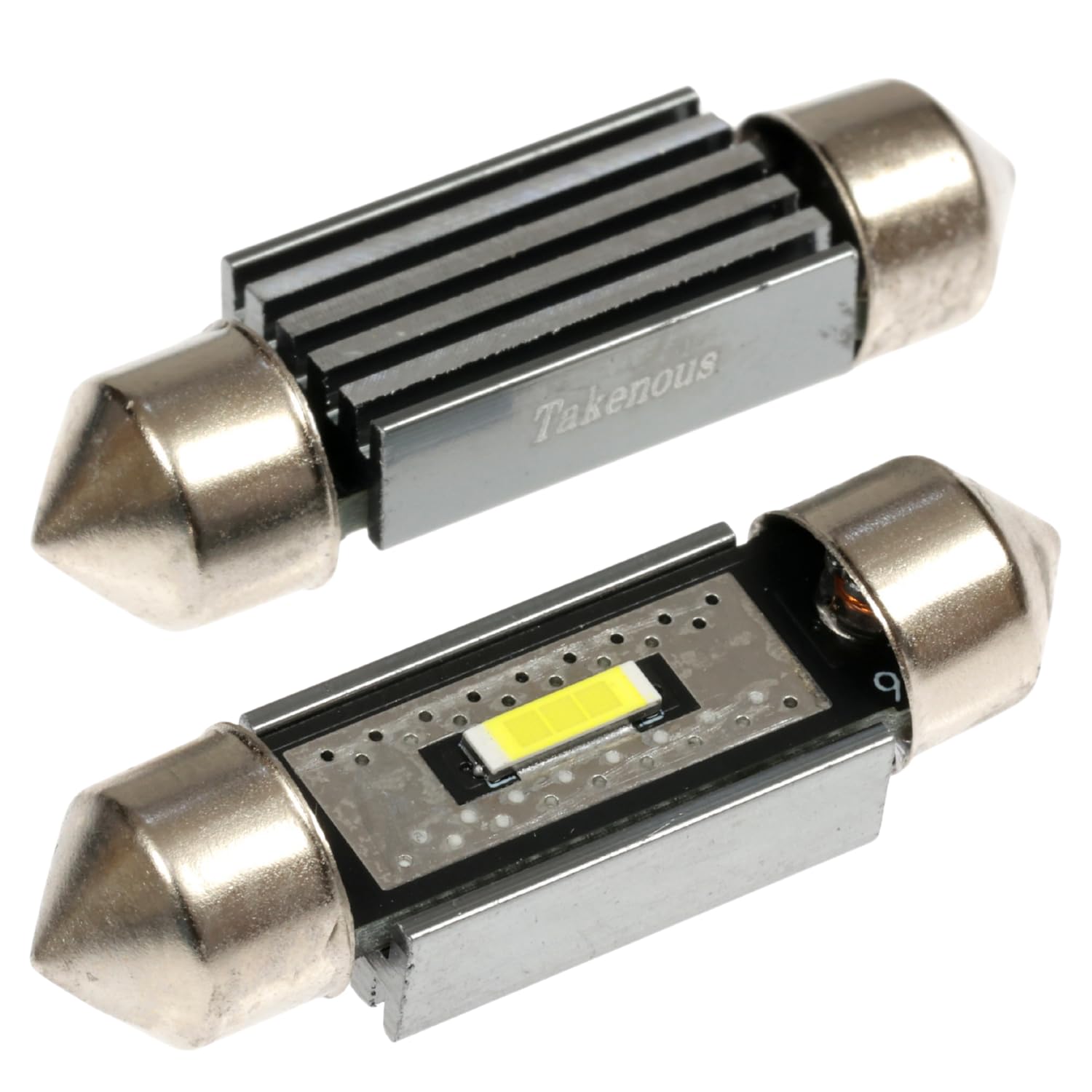 【特価処分】竹村商会 ルームランプ 室内灯 車内灯 ledバルブ 12v 24v led 2個セット (ホワイト T10×31mm)