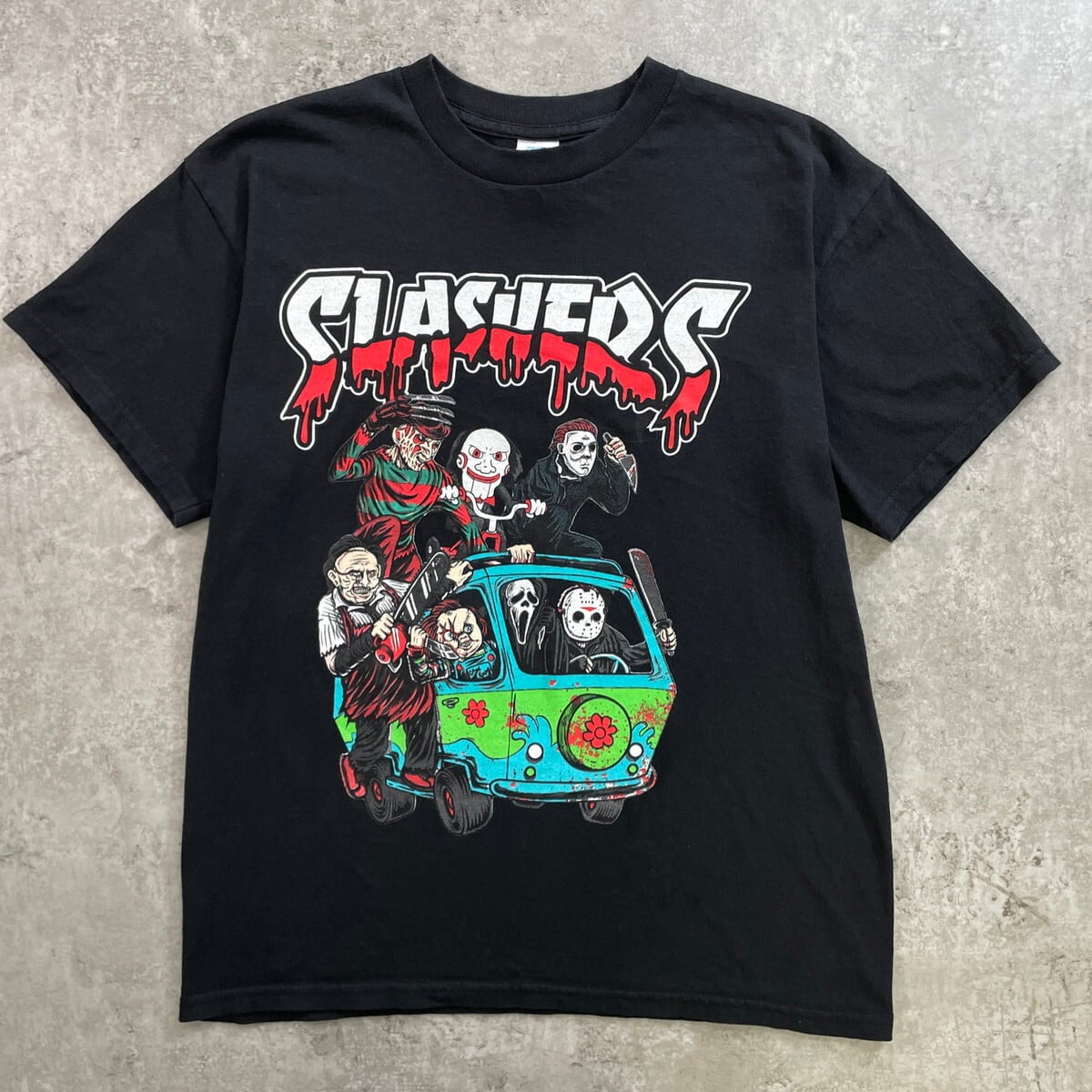 AC/DC BACK IN BLACK バンドTシャツ バンT メンズL 古着 リプリント