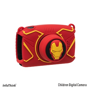 InfoThink 【MARVEL公式】デジタルカメラ Digital Camera マーベル MARVEL アベンジャーズ Avengers アイアンマン Iron Man 子供用 iCAM-100-IM