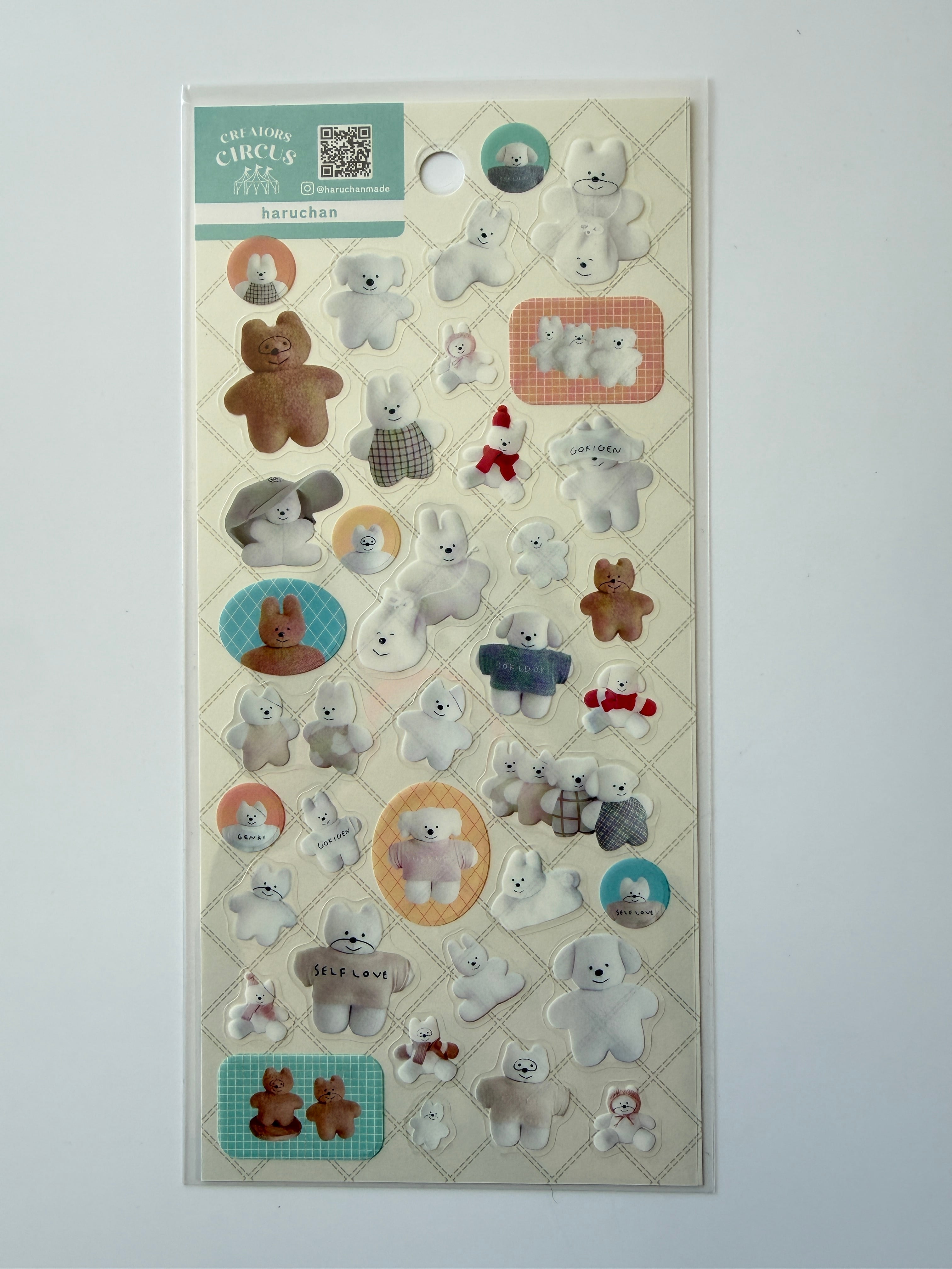 CREATORS CIRCUS 透明シール haruchan