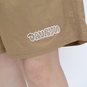 DAVRYU bubble Nylon SHORTS [コヨーテ]