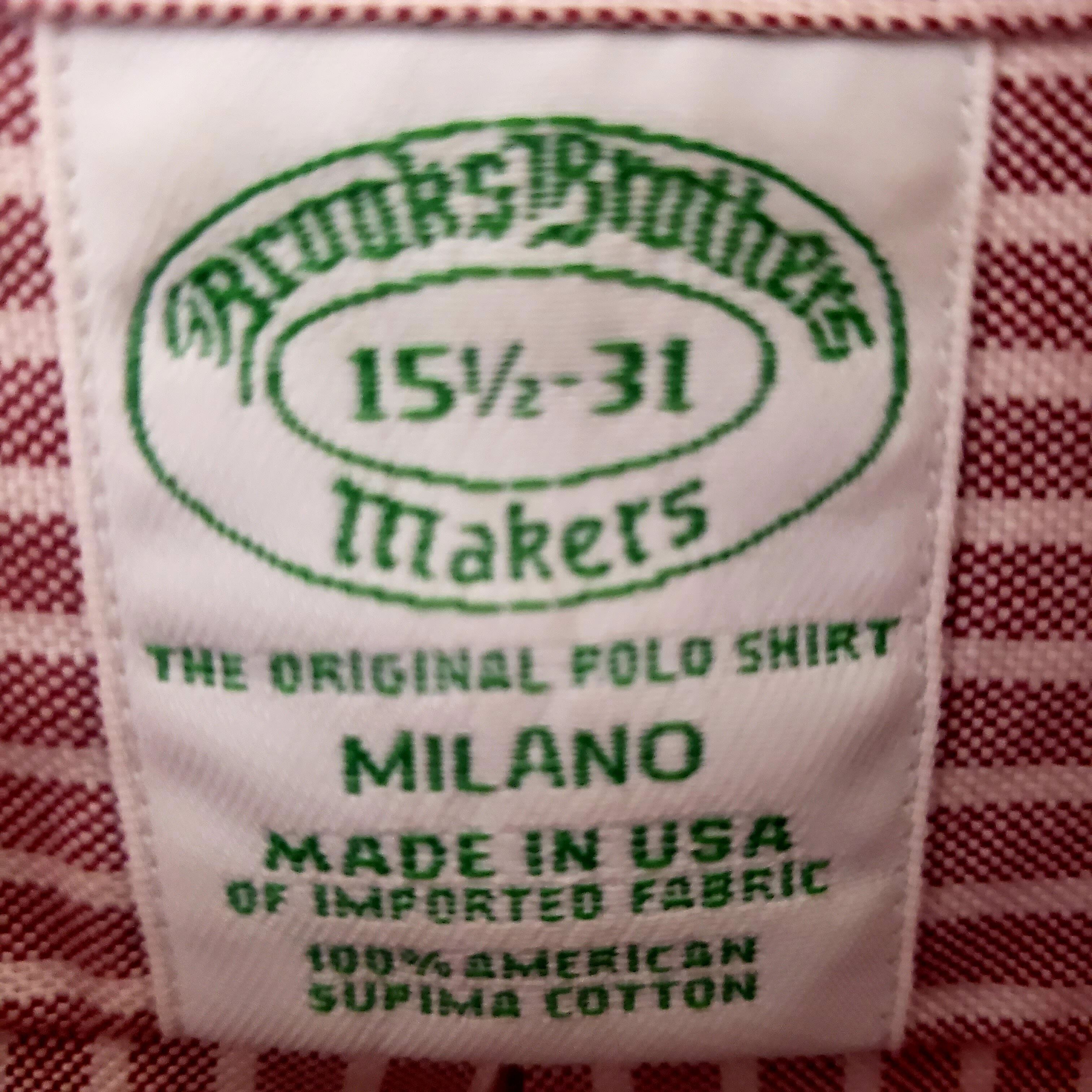 Brooks Brothers ブルックス ブラザーズ ボルドー×ホワイト