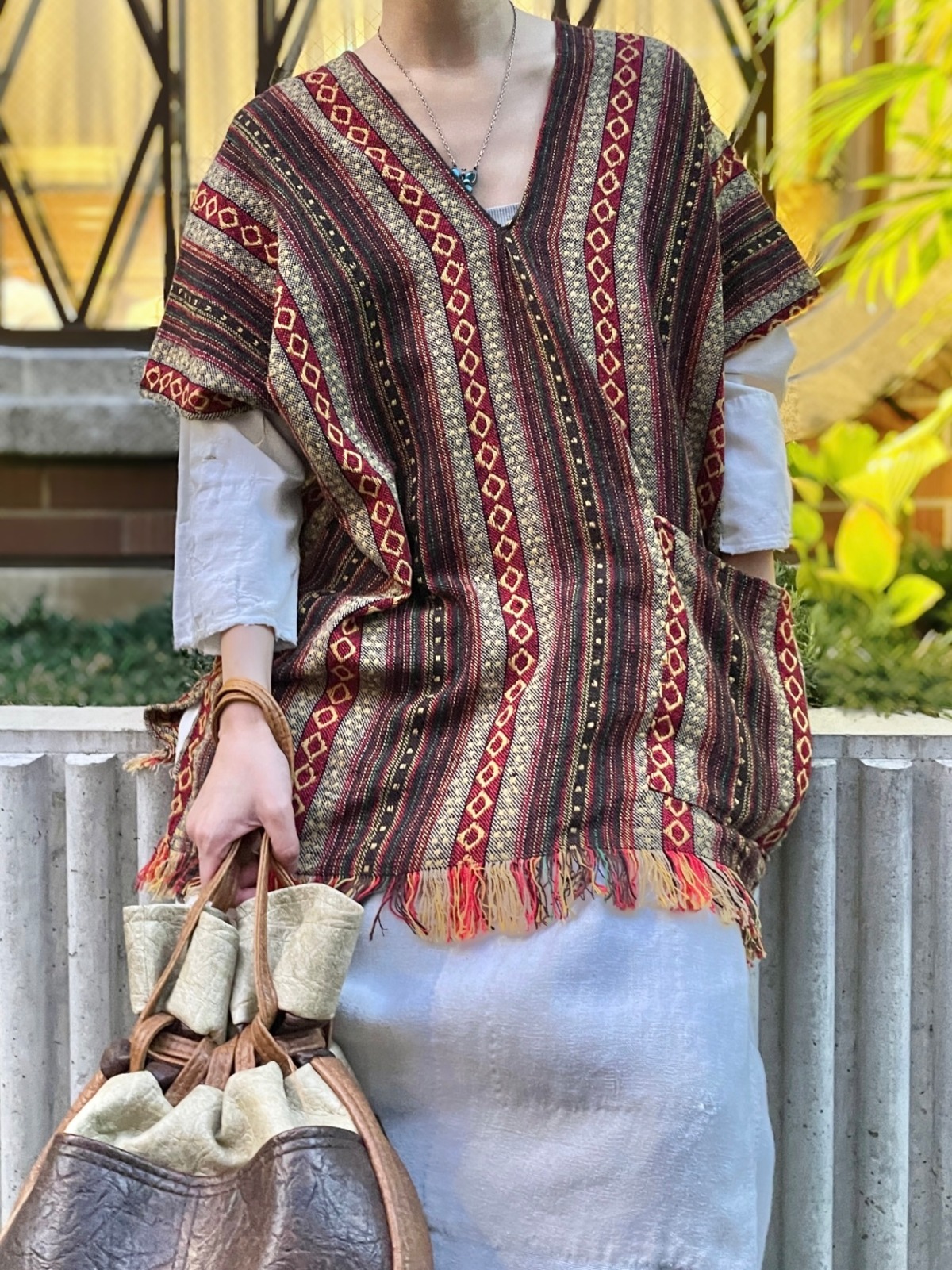 Used Tunic Top vintage native tunic【524】 | LIBRA vintage & used clothing