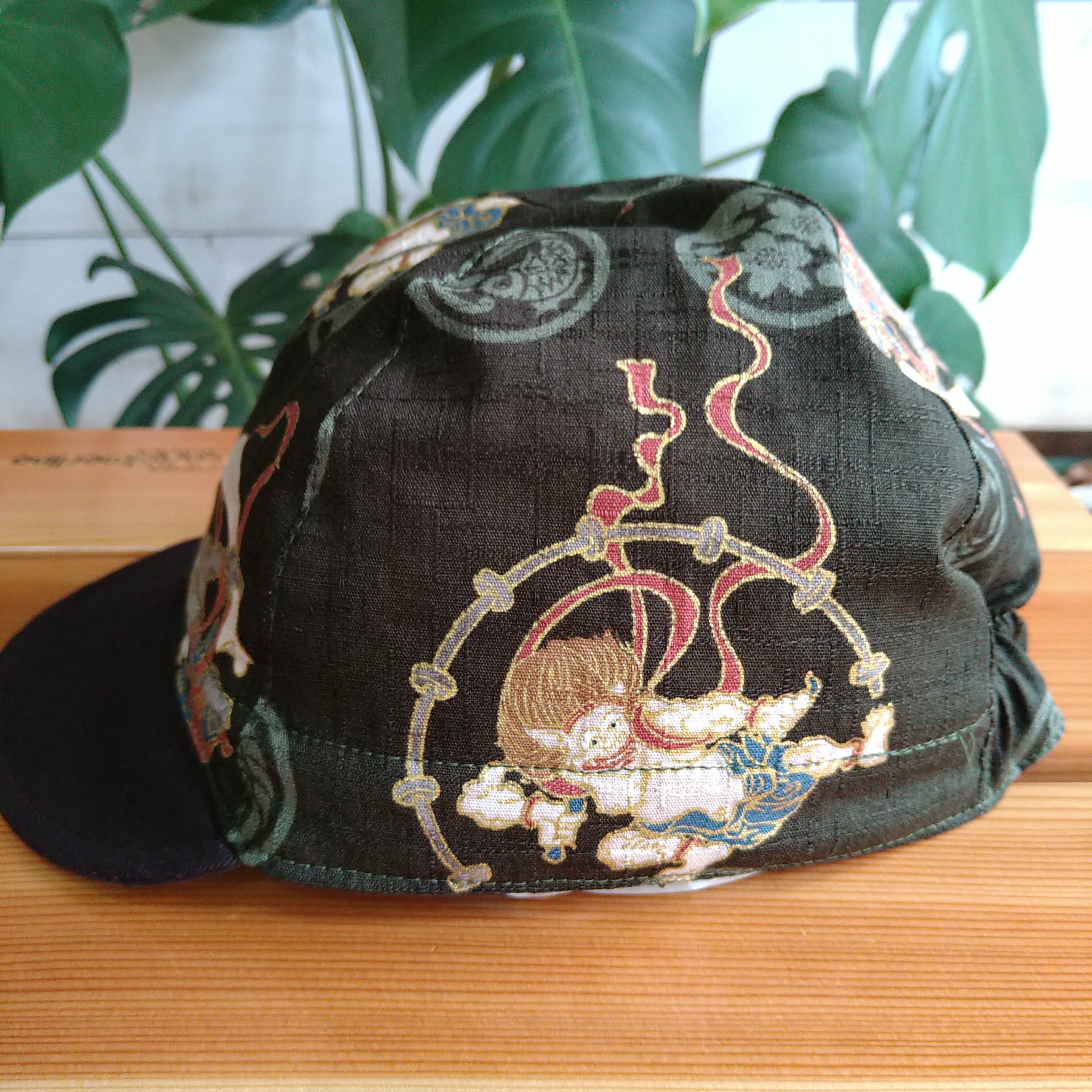 ★サイクルキャップ★【No.71】風神雷神 サイクルキャップ 風神雷神 | Cyclone | ハンドメイドのゆるかわ