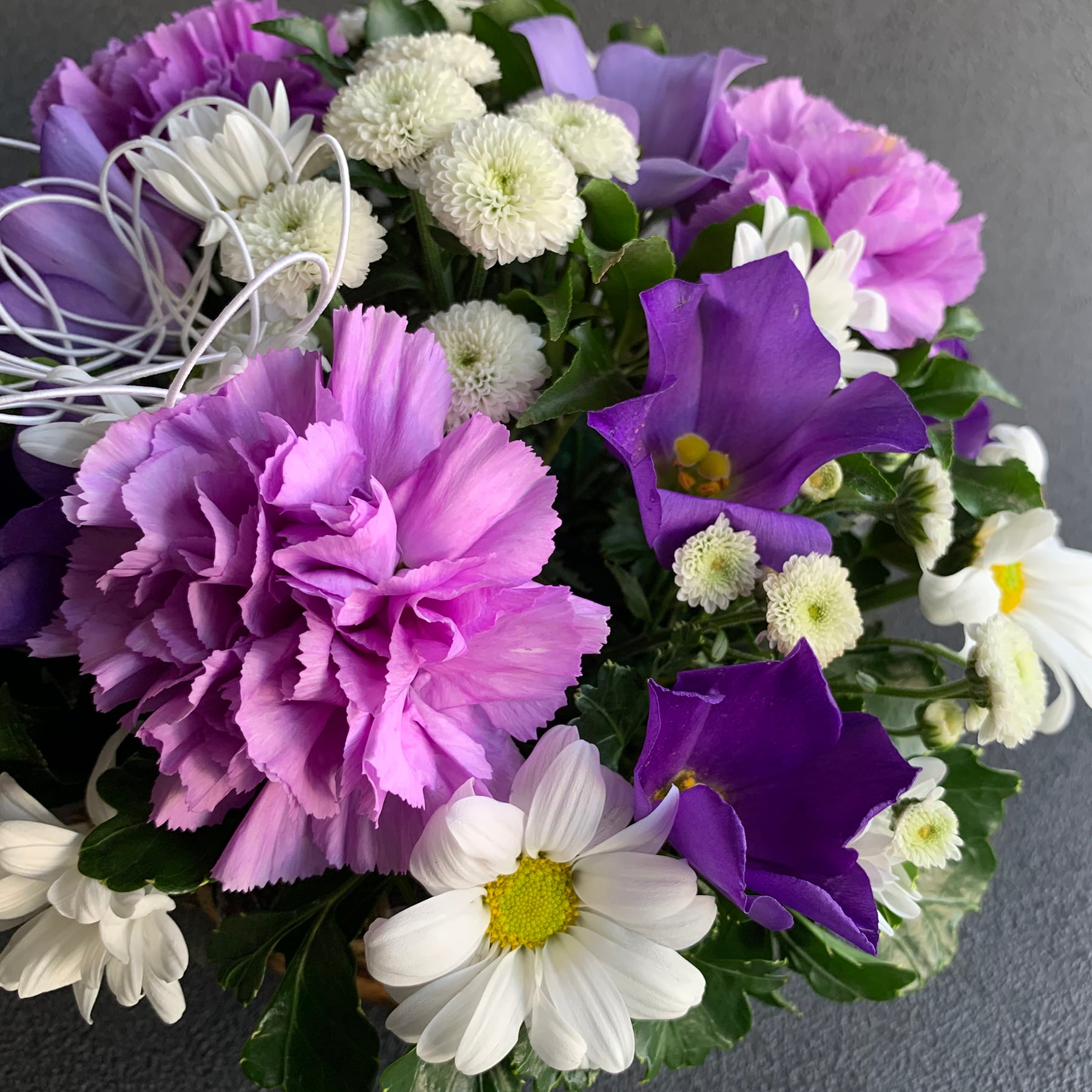 fuji purple white Bouquet