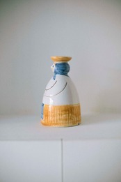 Hungarian lady flower vase