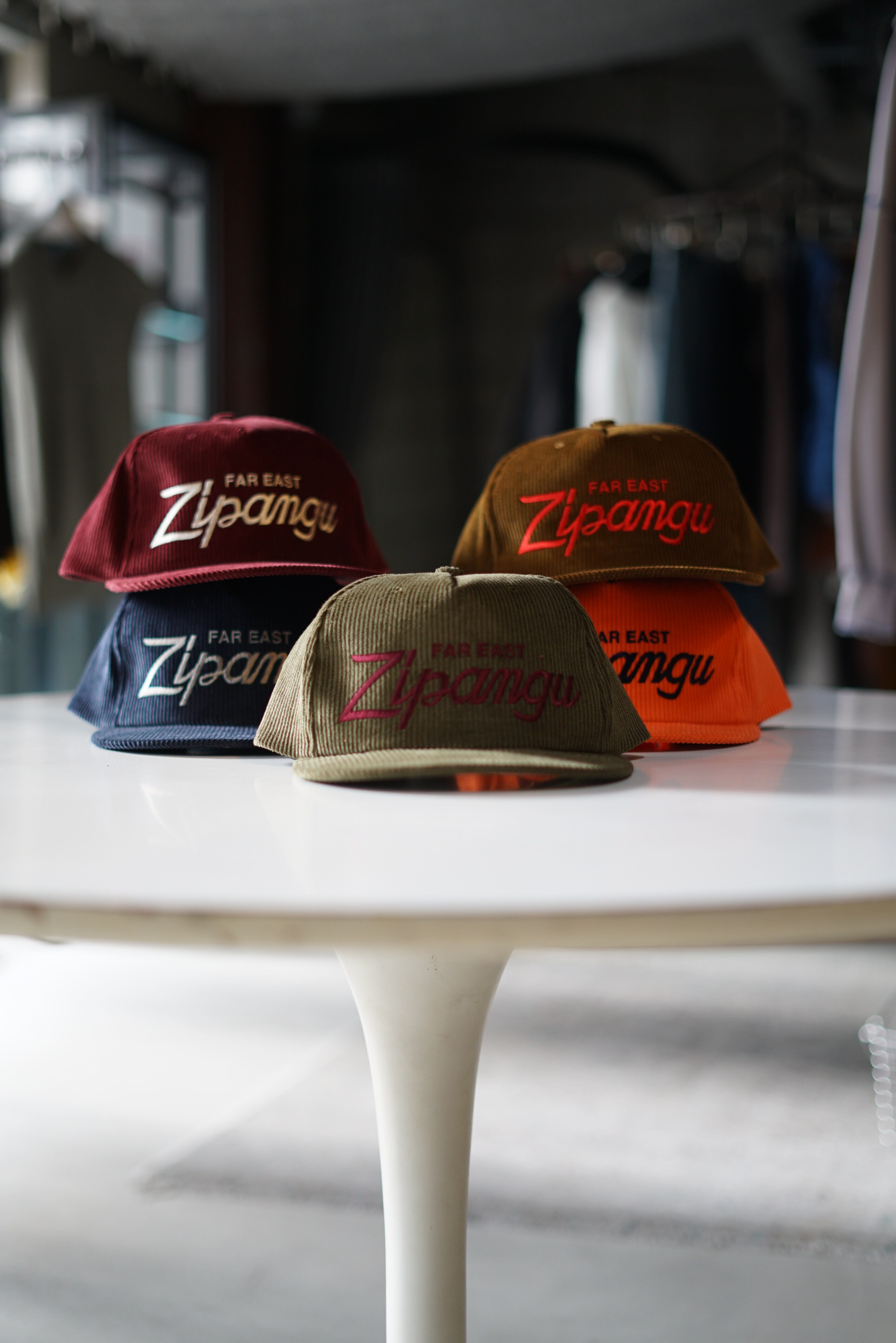 THE UNION / CORDUROY  Zipang u  CAP(NAVY,BROWN,ORA NGE,OLIVE,AZUKI