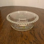 PYREX  パイレックス　花柄　蓋付きボウル　昭和レトロ　ビンテージ