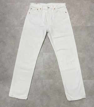 90sUSA Levi's501 White Denim Pant/W34×L34