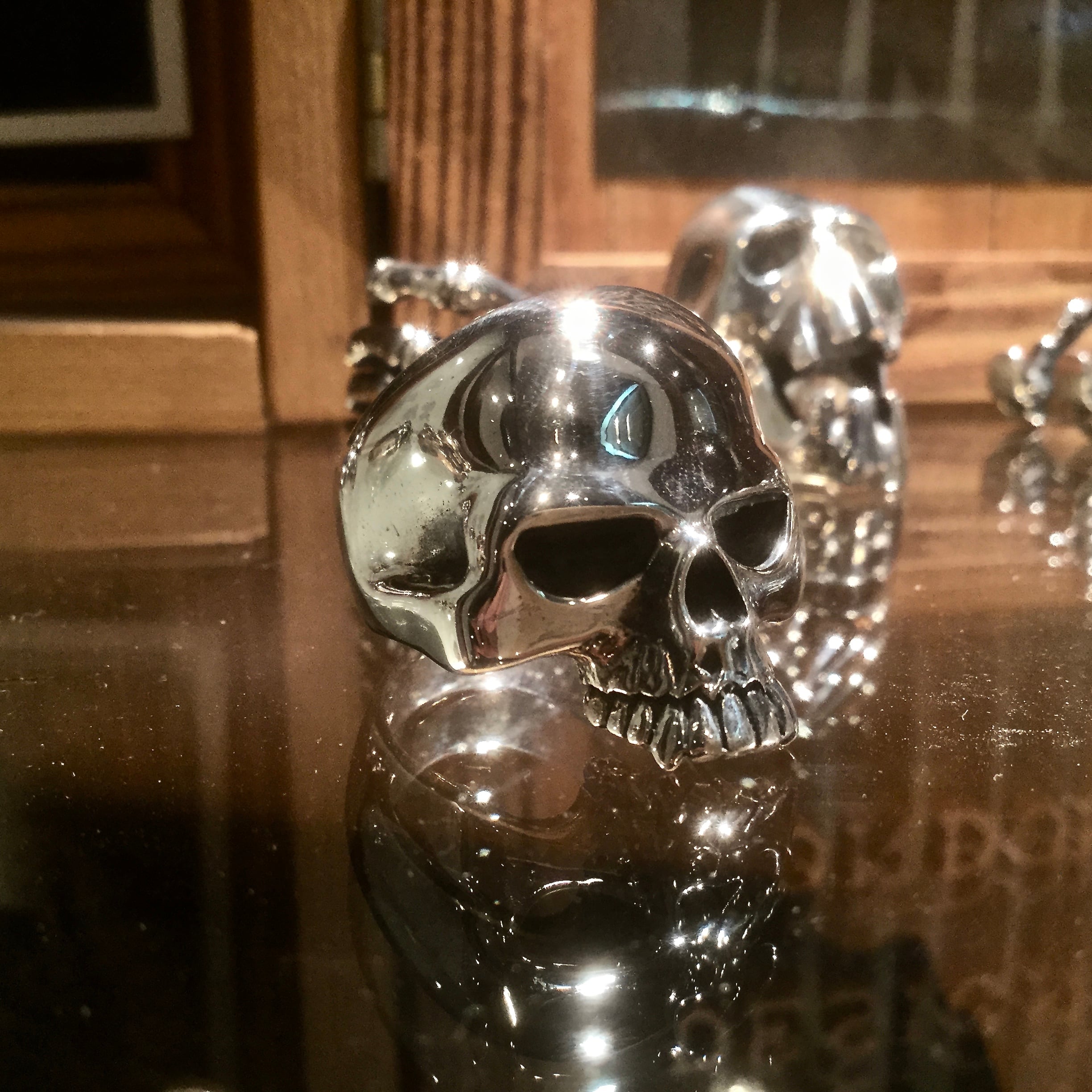 クレイジーピッグ CrazyPig 27 LARGE EVIL SKULL RING