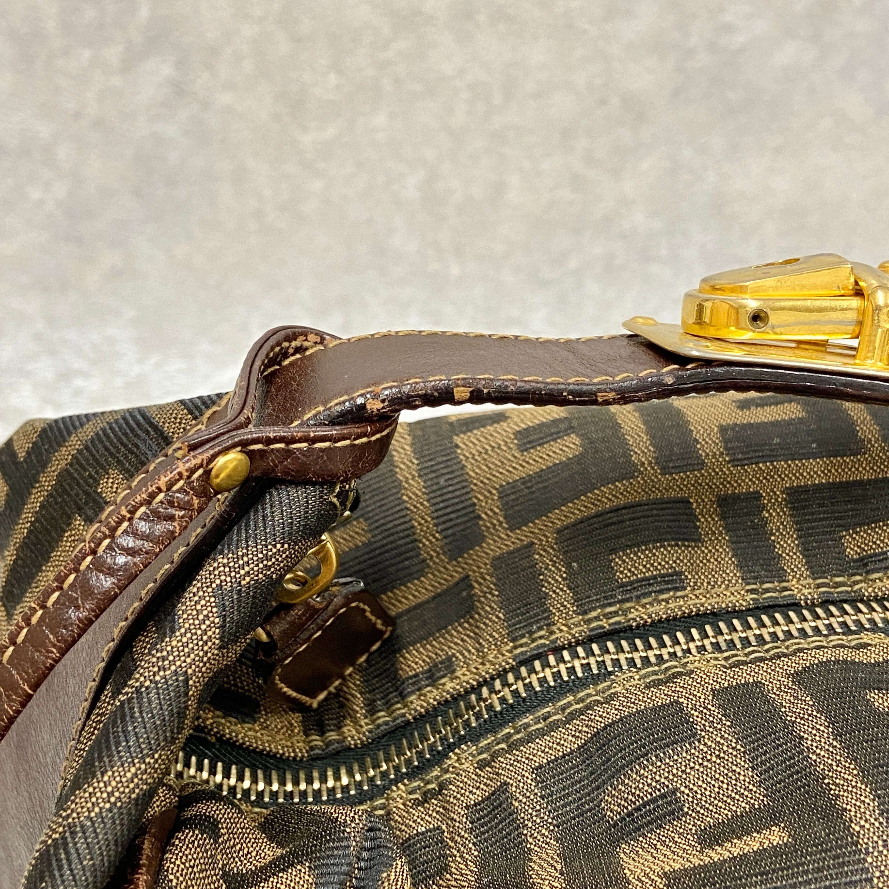 FENDI フェンディ ズッカ ハンドバッグ ブラウン 5536-202202 | rean