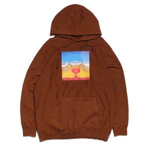 HELLRAZOR / INAPOT FIND ELIXIR PULLOVER HOODIE / BROWN / M