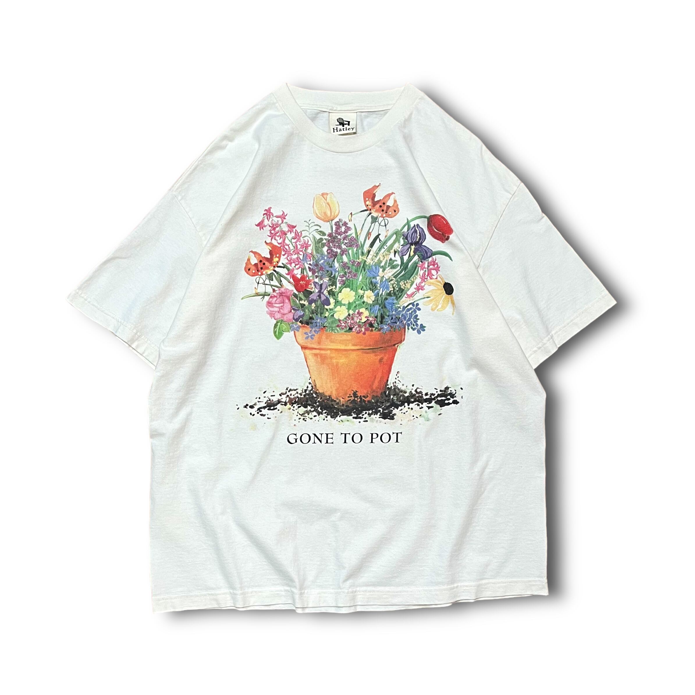 【Used】フラワープリントTシャツ