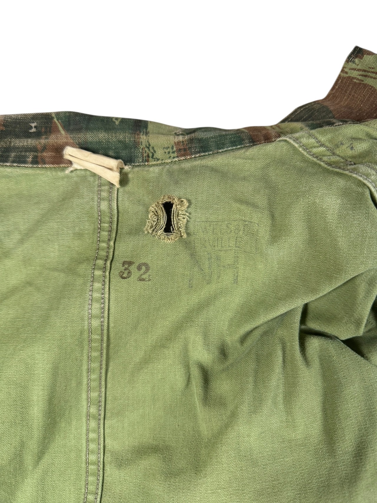 【Ireggular】60s French Military Lizard Camo Paratrooper Coat