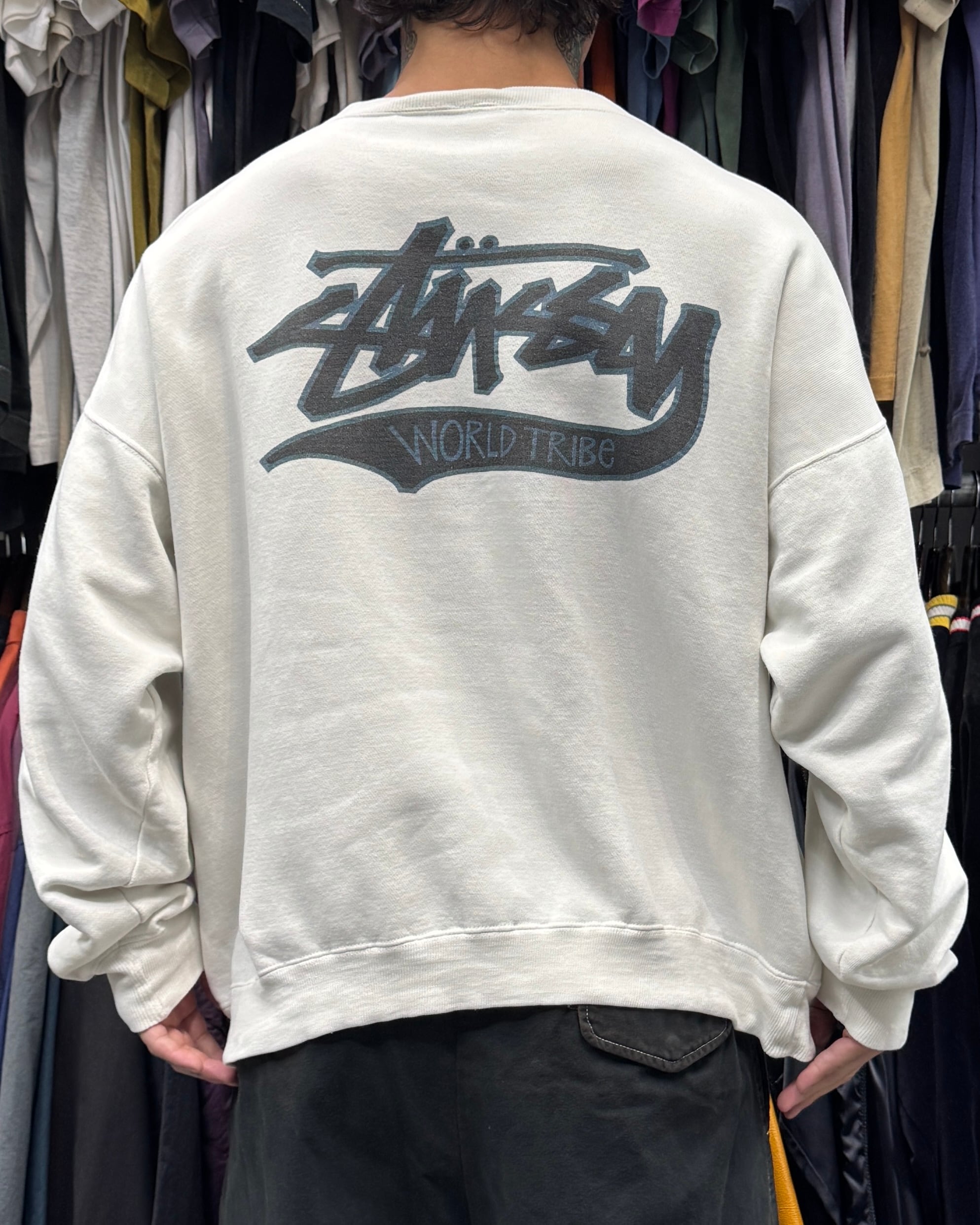Special!!】80's~90's old stussy Tomtom Design Sweat “DEADSTOCK