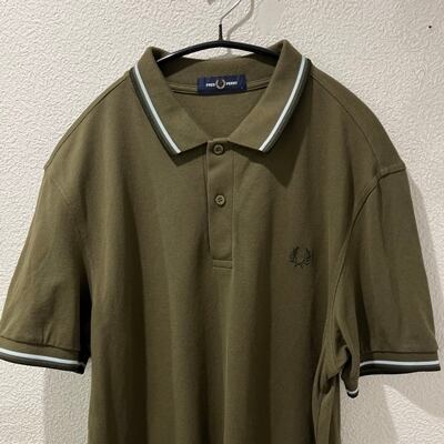 FREDPERRY フレッドペリー 半袖ポロシャツ SIZE.L WC1X0AA【表参道t