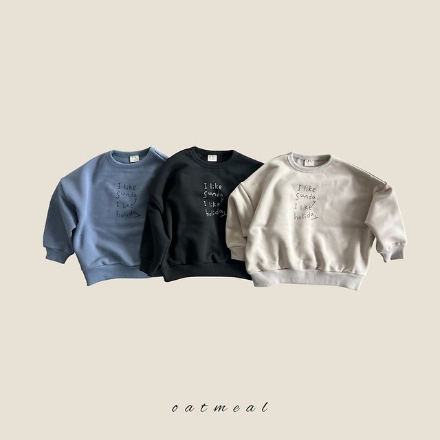 【取寄】oatmeal｜like mtm｜ライクスウェット｜XS-XL｜kids｜26 autumn