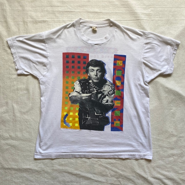 【Vintage Band Tee】89s-90s- "Paul McCartney" / Tour 6020