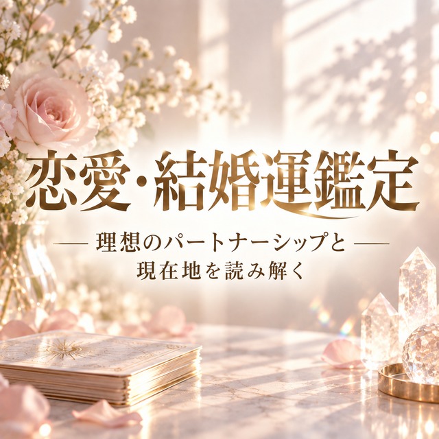 恋愛・結婚運鑑定 ― 理想のパートナーシップと現在地を読み解く ―