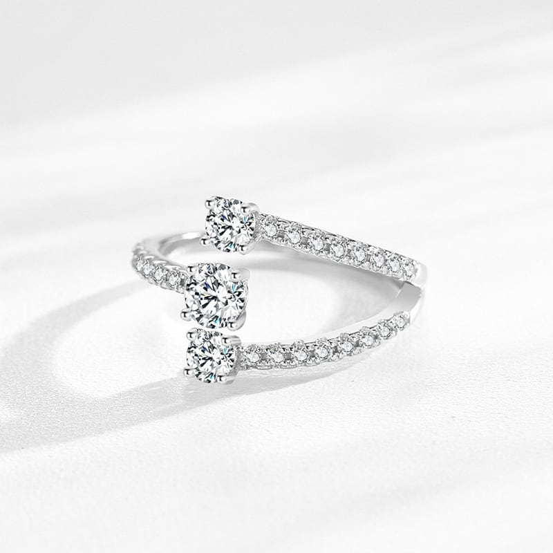 100% S925シルバーリング 独自デザイン | H₂O シルバーアクセサリーの