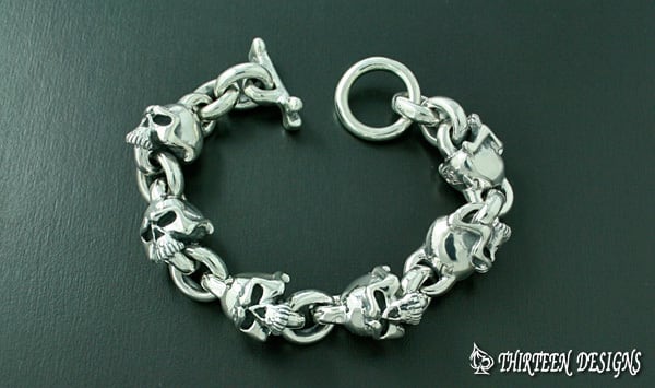 THIRTEENDESIGNS サーティーンデザインズ KB-1 MIDDLE MAD SKULL