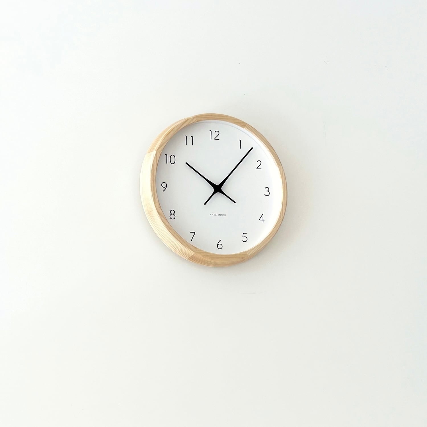 KATOMOKU muku clock 7 ナチュラル km-60NA | 加藤木工株式会社 online