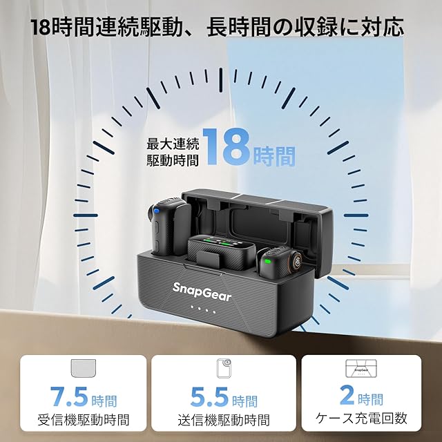 Snapgear ワイヤレスマイク MicPro 48kHz/32bit CD品質