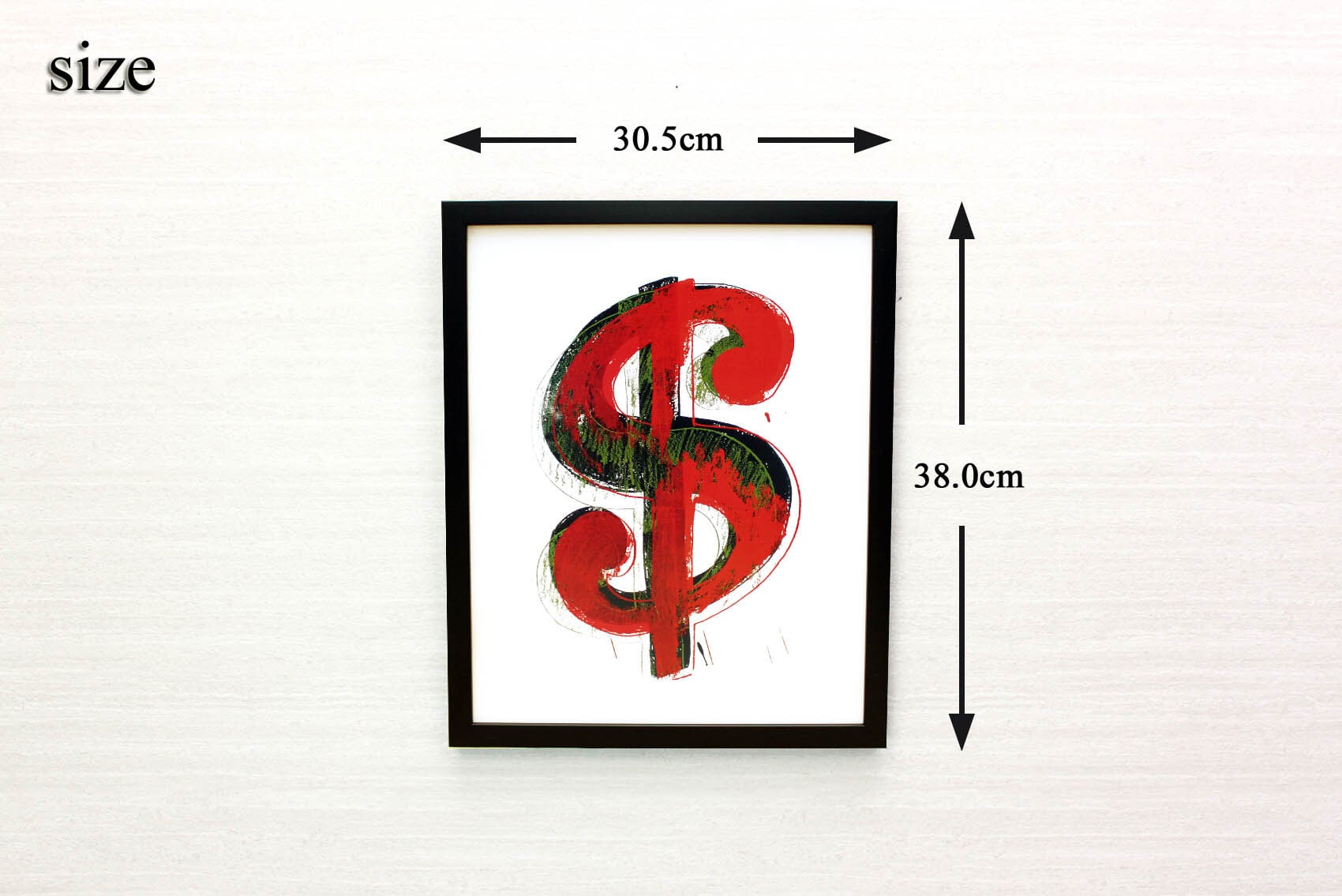 アンディウォーホル「ドル サイン,1981(レッド) Dollar Sign,1981(Red