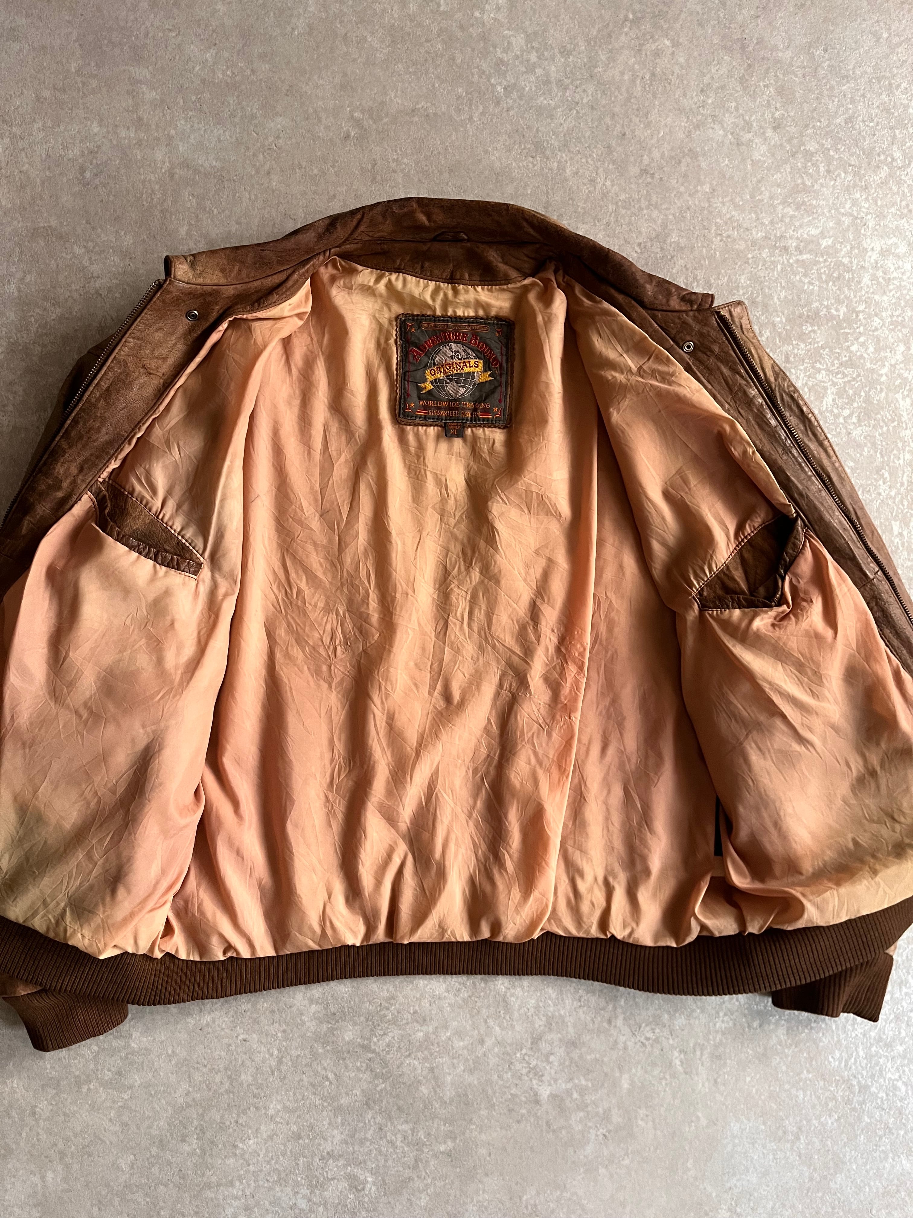 1990s Adventure Bound A‐2 Flight Jacket G609 | ROGER'S used