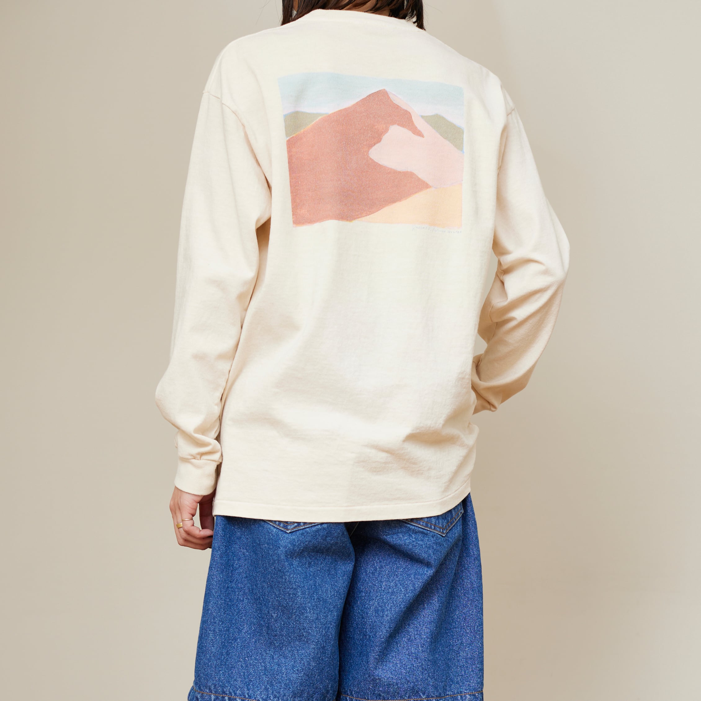 PHEENY【 womens 】"Mountain”  long sleeve tee #free size
