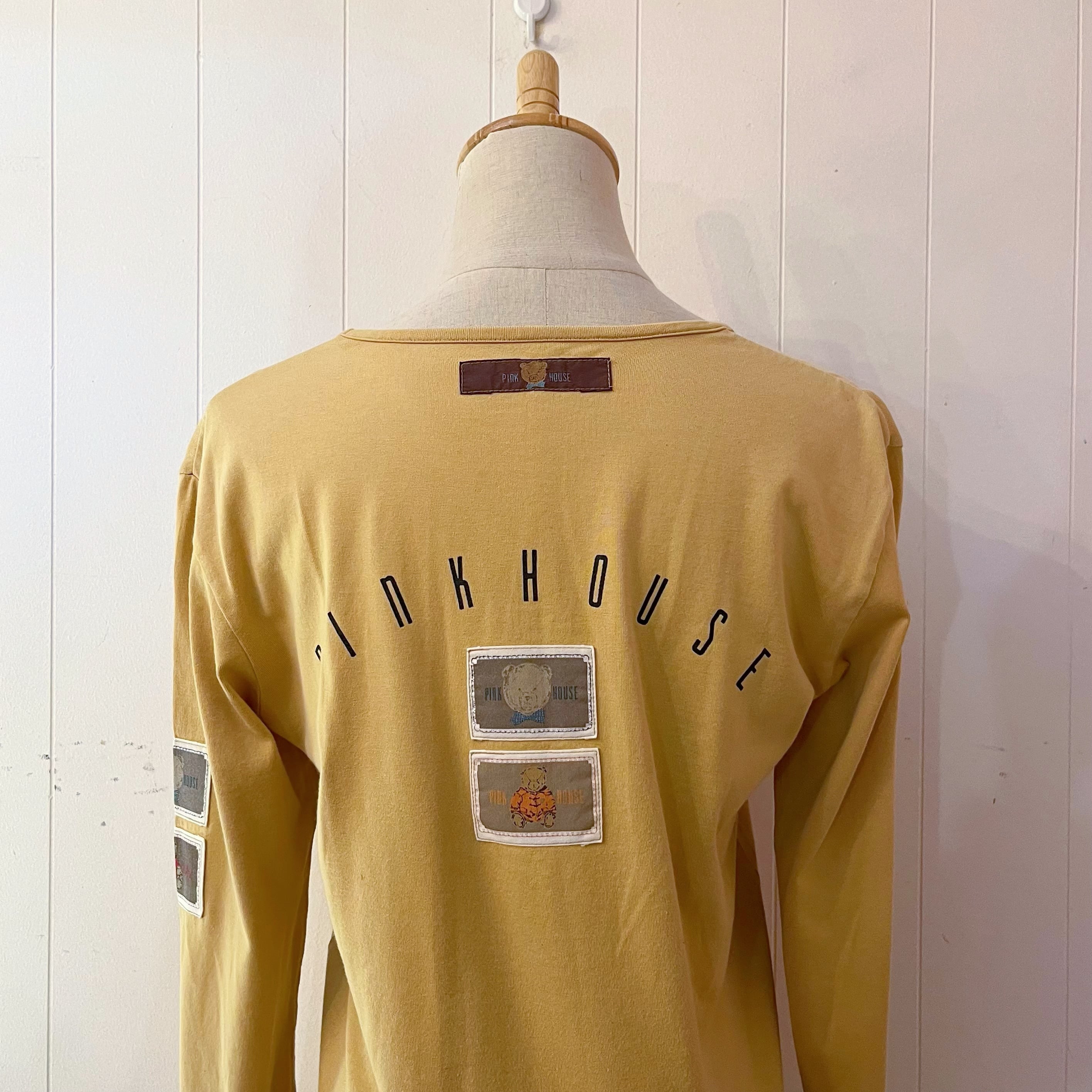 PINK HOUSE / bear wappen cutsew