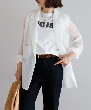 メッシュテーラードジャケット【a-50087】.