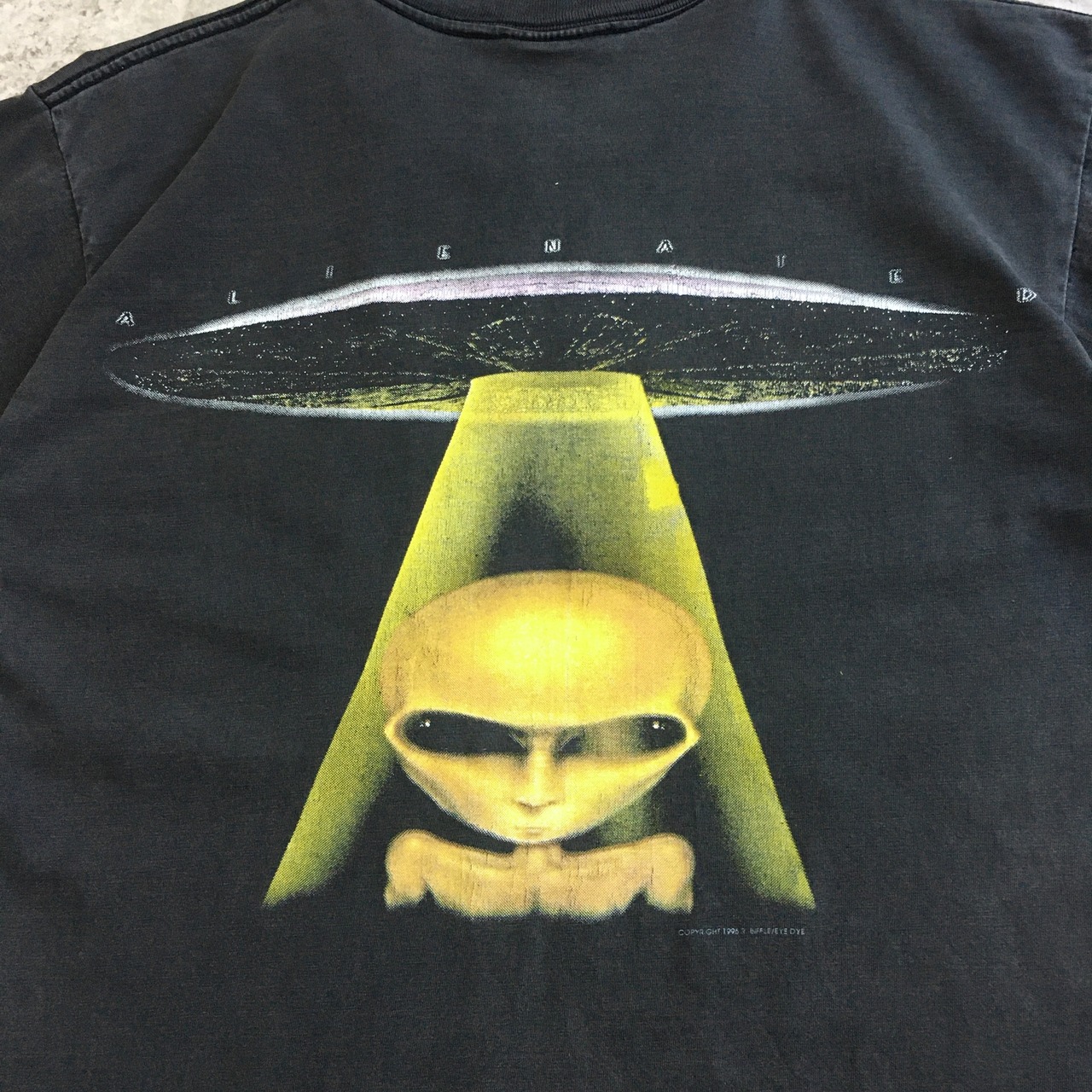 90s 1996年 ROBERT BIFFLE/EYE DYE Graphic alien workshop Aliens 