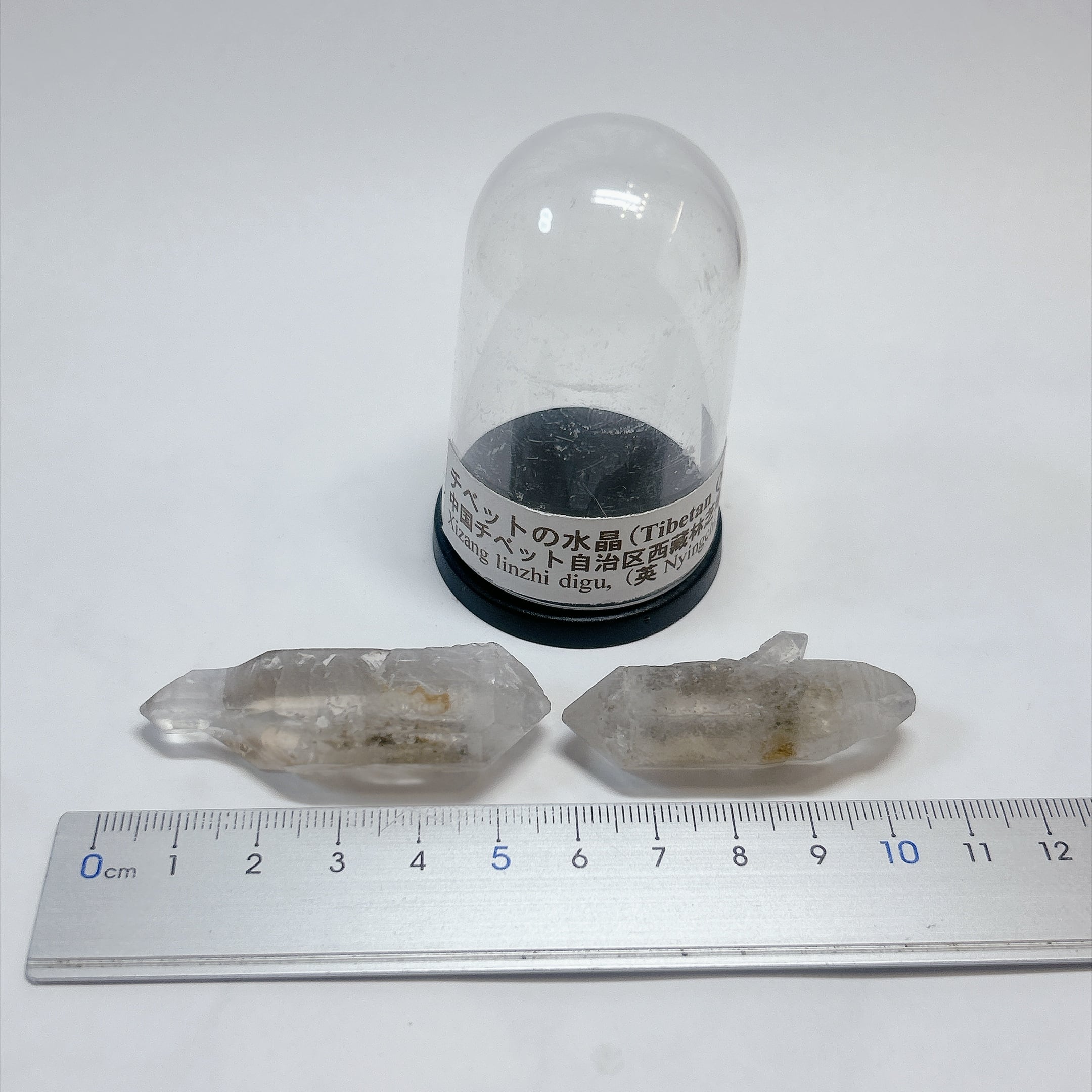 101340】まとめ売り チベットの水晶 両錐 石墨 天然石 鉱物