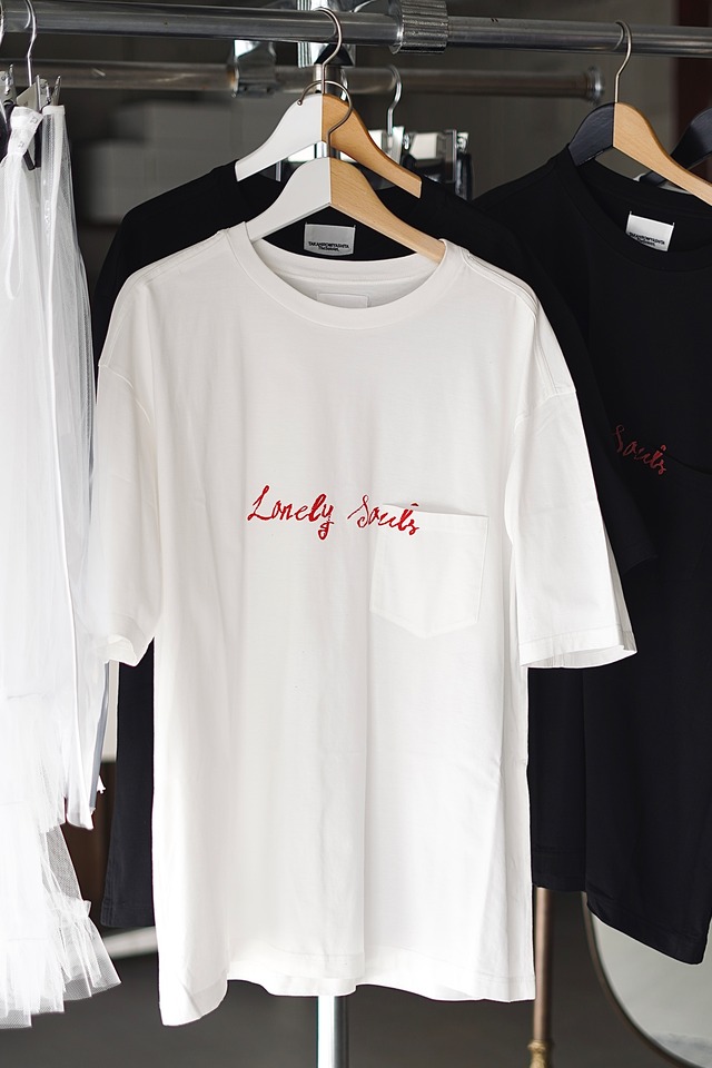 NOWOS / Crew Neck T-Shirt ( BLACK , WHITE ) | JUQUI Online