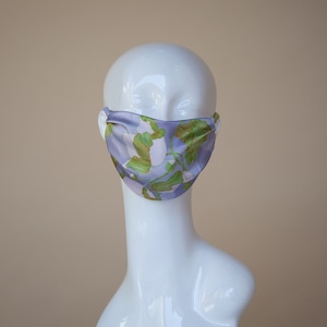 MASK マスク Lavender print x Smoky Gray