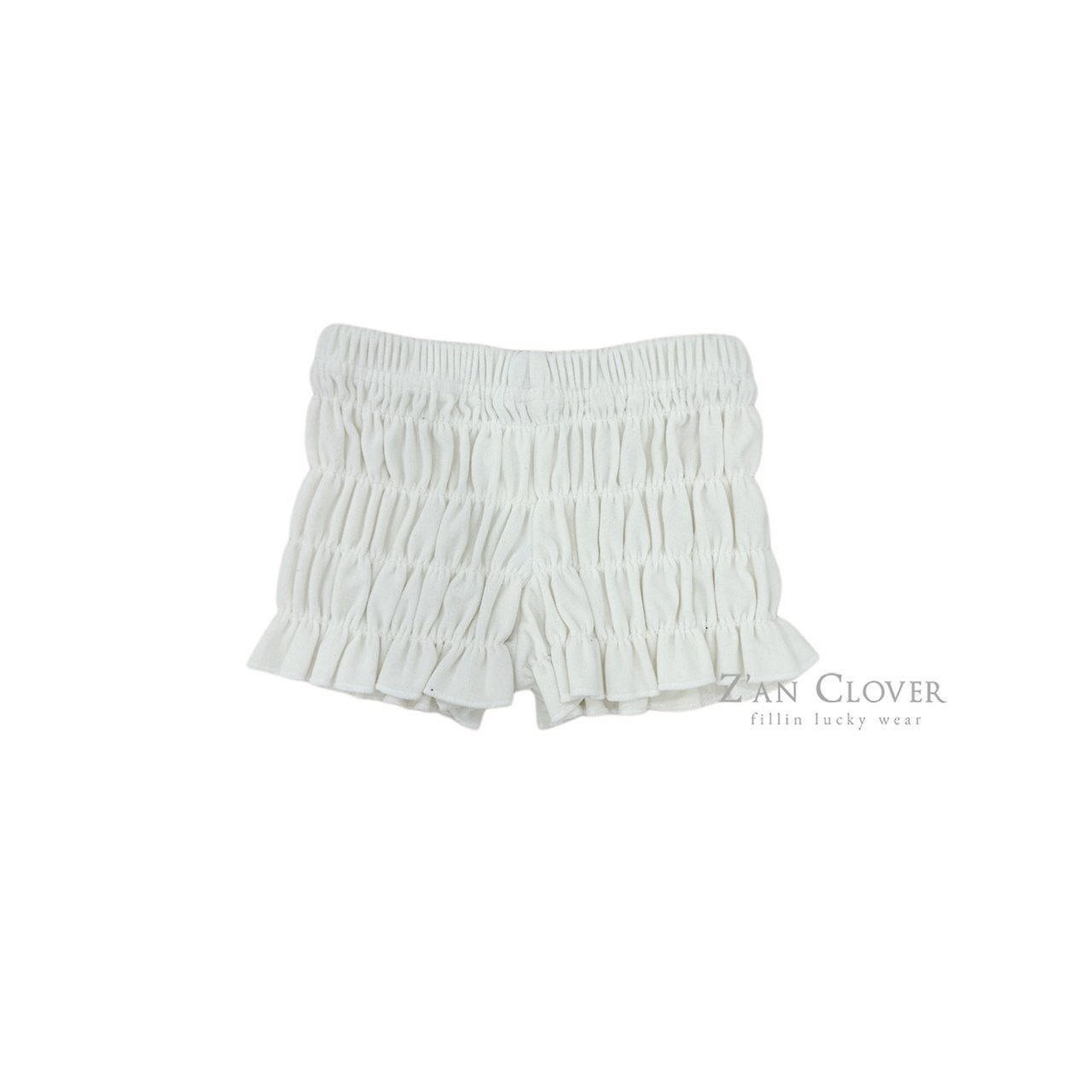 ZAN CLOVER［取寄］velour shirring short pants 26winter