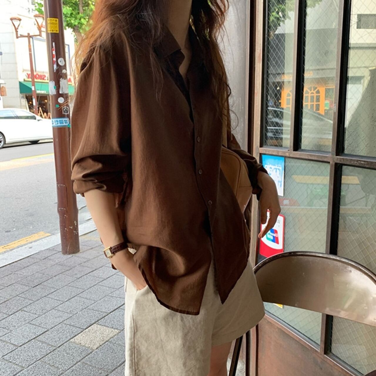 ベーシックルーズシャツ R00411