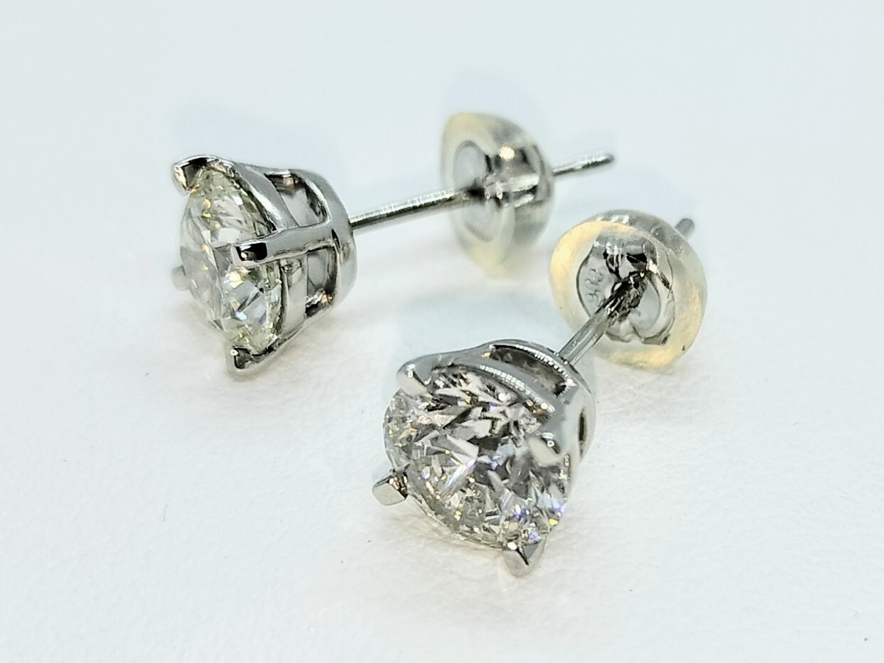 計2ct】ラボグロウンダイヤモンド／PT900ピアス | Jewelino 