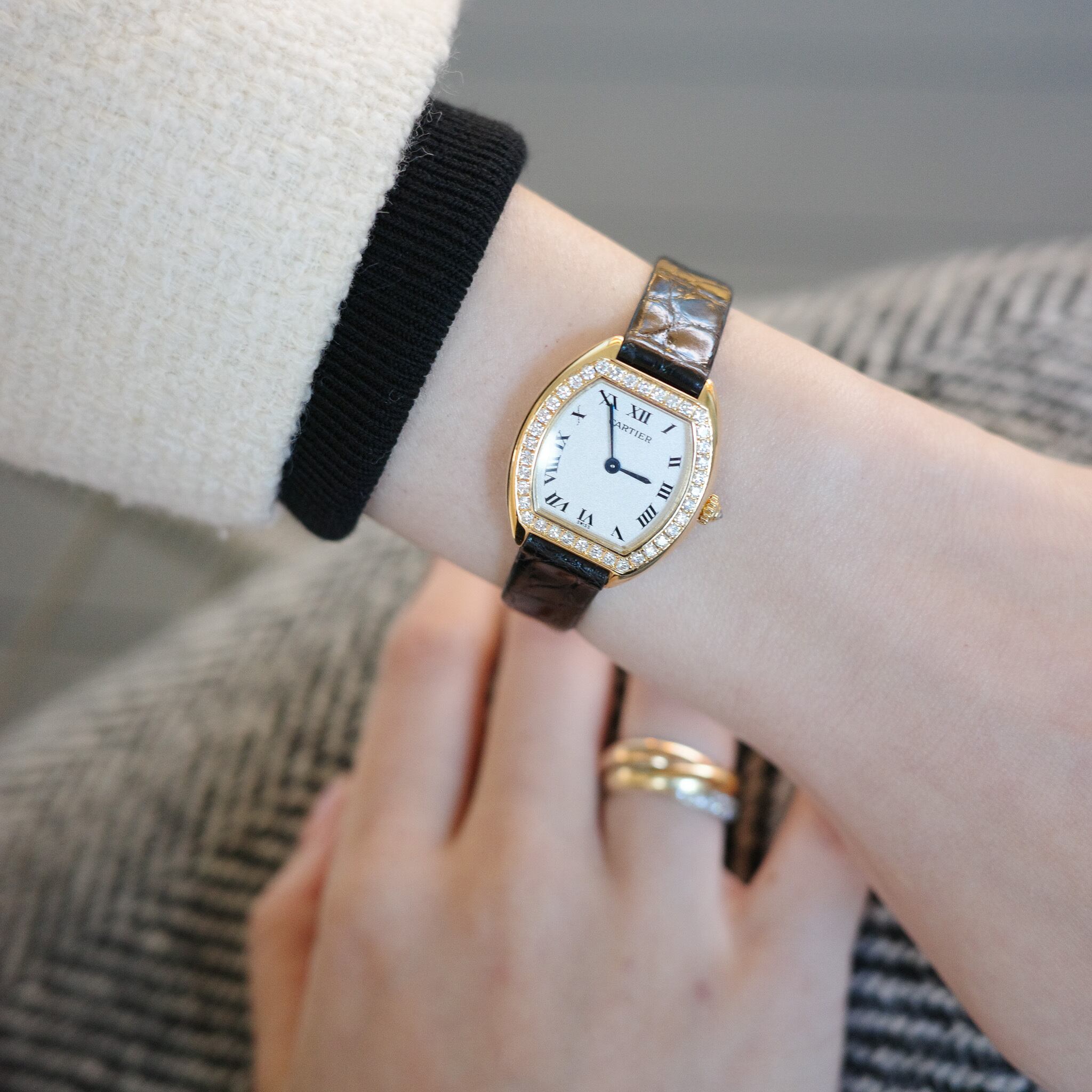 カルティエ ビープラン YG･150th LIMITED W1524557 YG クォーツ CARTIER【1997年製】パンテール ヴァンドーム 150周年 Ref.W2504856