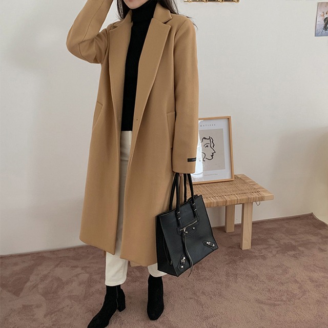 予約販売】コート レディース 秋 冬 ロングコート キャメル XS S,M,L 