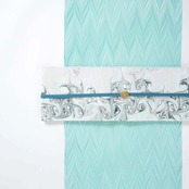 ペールトーン×ソフトブラックの半巾帯