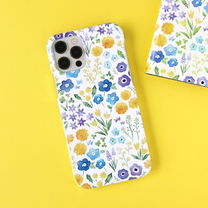 iPhone スマホケース 【春のお花畑】 8plus/7plus/6plus/6splus/XS Max/11ProMax/12ProMax/13ProMax/14ProMa/14Plus/15ProMax/15Plus