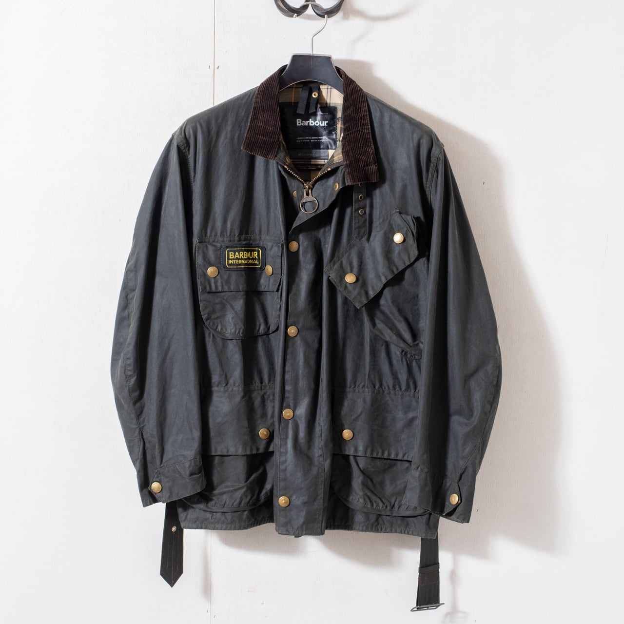 ヴィンテージBEAUFORT名品Britishwax-jacket market British wax-jacket market