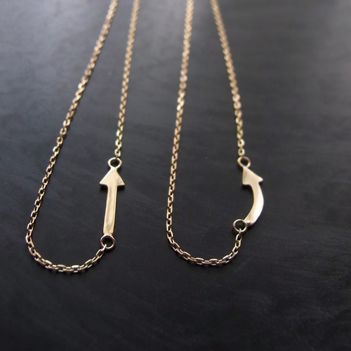 K18 ARROW↑⤴︎ MOTIF Bracelet ／18金製 矢印モチーフブレスレット