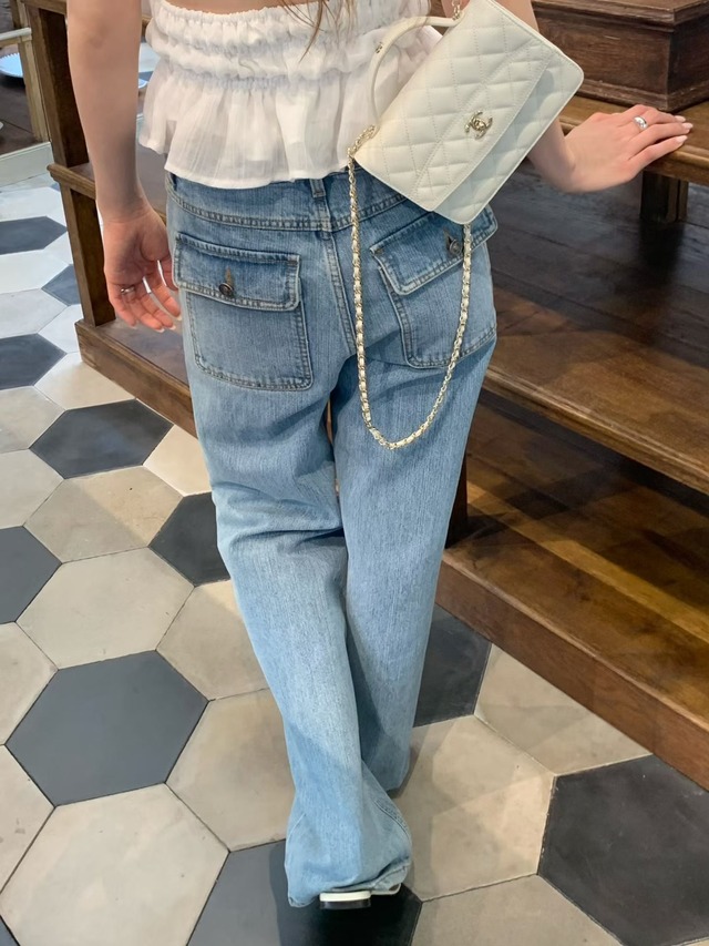 (予約) vegetable / Peian pocket denim