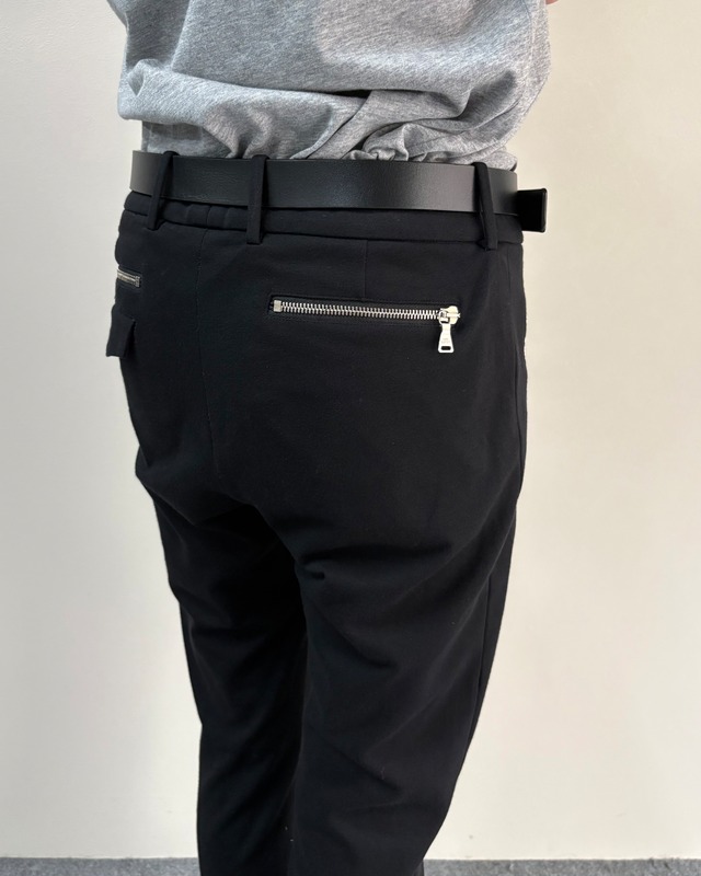 【Neil Barret】multi zip skinny pants