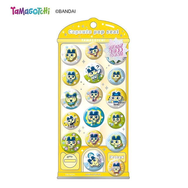 たまごっち　カプセルポップシール　まめっち