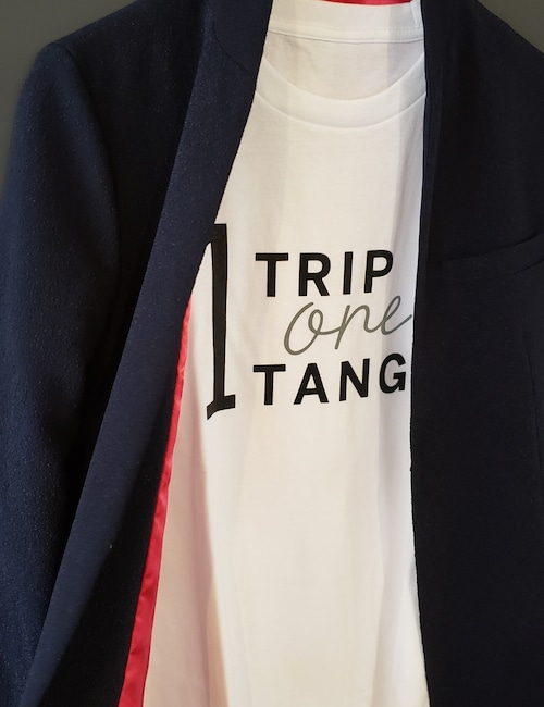 TRIP 1 TANGO ロゴTシャツ ホワイトの別画像