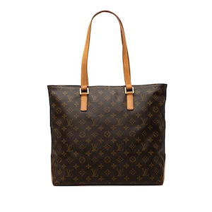 ルイ ヴィトン モノグラム カバメゾ ショルダーバッグ トートバッグ M51151 ブラウン PVC レザー レディース LOUIS VUITTON 【中古】